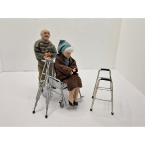 Kørestol, gang stativ, krykker, og andre hjælpe midler