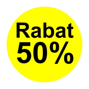 Spar 50 % rabat 