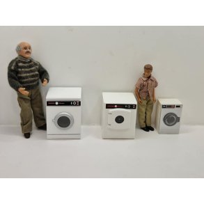 Vaskemaskiner og tilbehør i alle størrelser