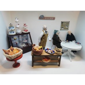 Diverse kager og desserter