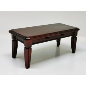 Sofabord med skuffe til dukkehus scala 1:12 (brugt)