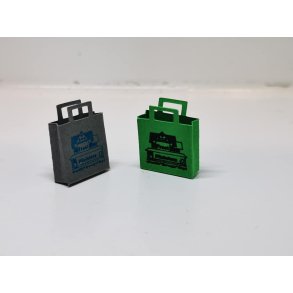 Indkbs pose i kraftig karton (hndlavet)