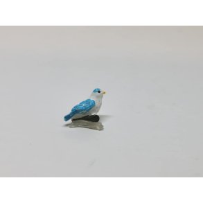 Lille bl fugl i resin (ny)