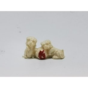 Hunde med bold i plastik (brugt)