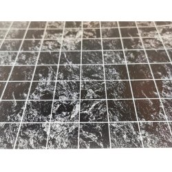 Sort "marmor" tapet med relief