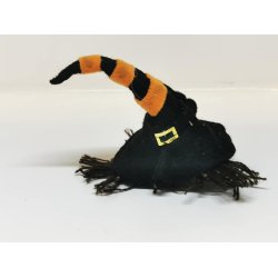 Stor hekse hat (hndlavet)