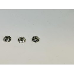 3 perleskle i metal (nye)