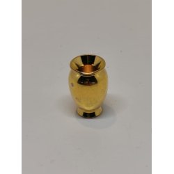 Vase i metal (brugt/som ny)