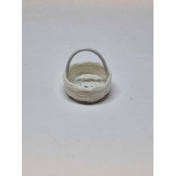 Lille Hvid Kurv (Hndlavet)