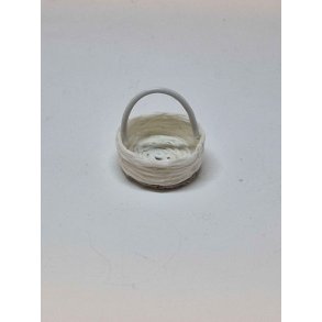 Lille Hvid Kurv (Hndlavet)