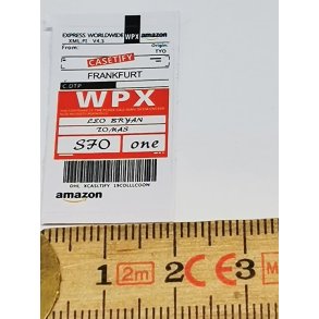 Pakke label Amazon (ny)