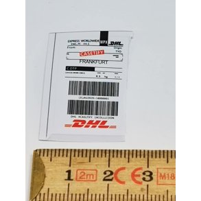 Pakke label DHL (ny)