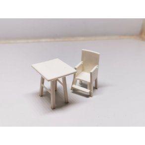 Bord og stol scala 1:24