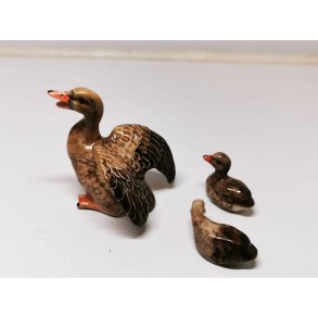 Gse familie i porceln (ny)