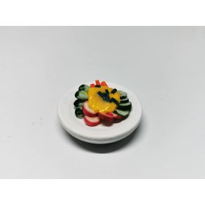 Tallerken med mad (ny)