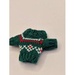 Grn strikketrje (ny)