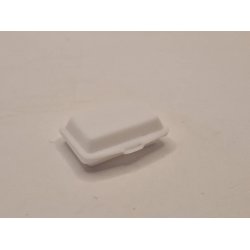 Madkasse / plastik ske (ny)