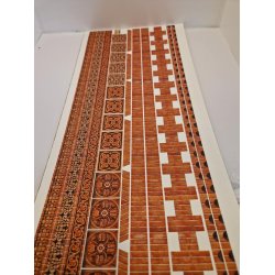 Murstens/flise tapet med struktur (nyt)