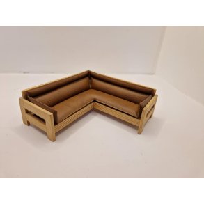 Lundby hjrnesofa (brugt/meget fin stand)