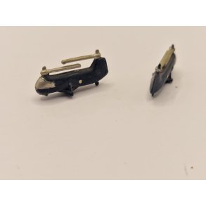 Helikopter i plastik (gammel)