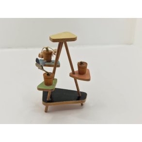 Blomster reol med blomster fra 1940/50erne (antik)