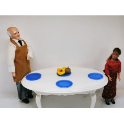 Tallerken/fad i plastik (brugt)