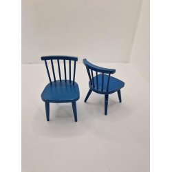 Bodo Hennig spisebordsstol til dukkehus scala 1:12 (brugt med patina)