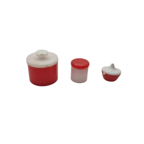  3 Hogarin krukker i plastik (brugte)