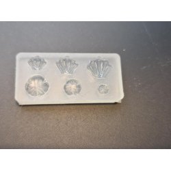 Silikoneform med muslinger (ny)