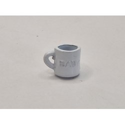 Baby kop i metal (brugt)