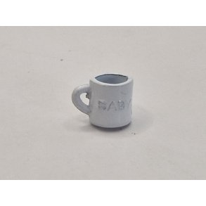 Baby kop i metal (brugt)