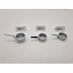 Lundby gryde i plastik (brugt)