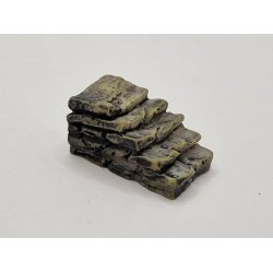 Lille sten vg/trappe trin (ny)