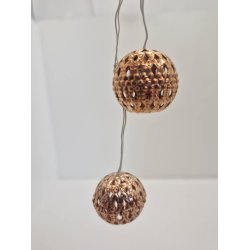 2 kugle lamper med Lundby stik (hndlavet)