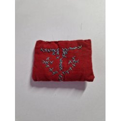 Pude med anker 5,5 x 4 cm (hnd broderet)