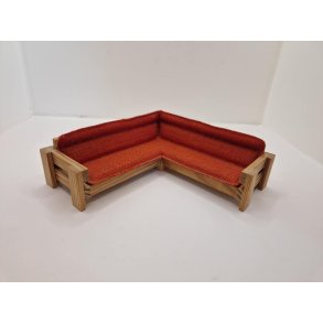 Lundby hjrnesofa (brugt)