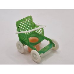 Potte stol/vogn I plastik (gammel)