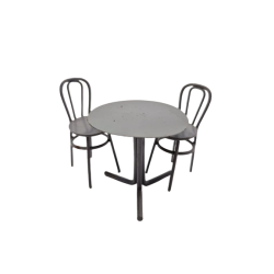 Caf st i metal til dukkehus 1:18 (brugt)