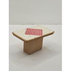 Lundby bord med uoriginal ben (brugt)