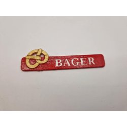  Bager skilt (hndlavet)