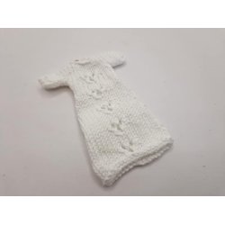 Dbskjole inkl bjle (hndlavet)