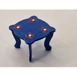 Side bord i tr (hndmalet)