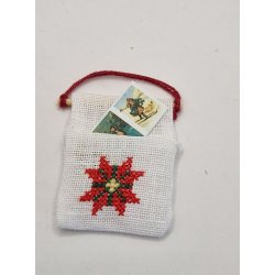 Jule postkort holder (hndlavet)