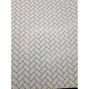 Flise Tapet i kraftig kvalitet 40 x 29 cm DIY791B (nyt)