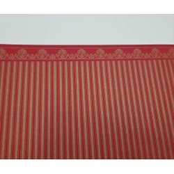 Tapet rd/guld i kraftig kvalitet WP639 (nyt) 