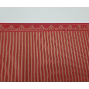 Tapet rd/guld i kraftig kvalitet WP639 (nyt) 