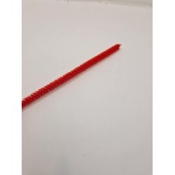 Rd chenille piberenser (ny)