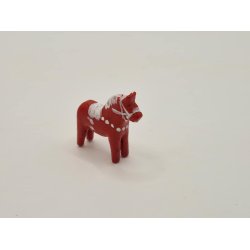 Dals hest i plastik (hndlavet) 2,3 cm