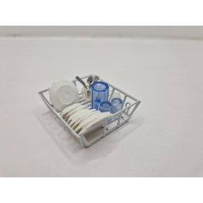 Opvaskestativ med service (ny)