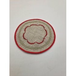 Juletrstppe (hndlavet)